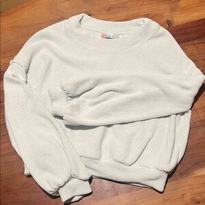 Free People Beach Happy Pullover Sea Foam Green, Size Small